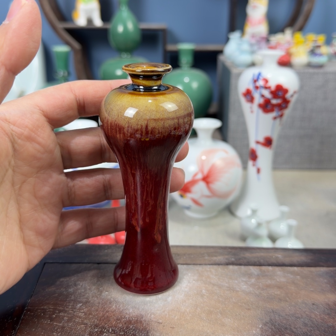 陶瓷手工小花器摆件