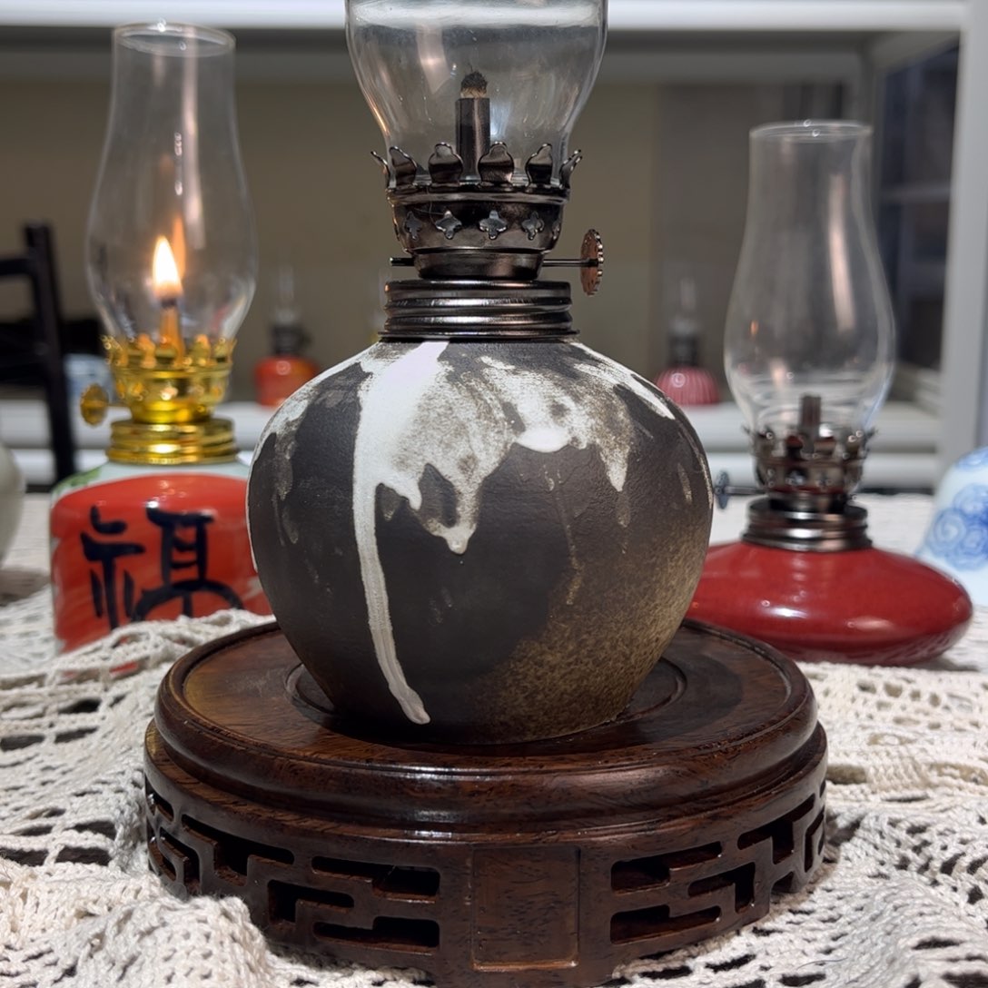 摆件景德镇陶瓷香薰灯