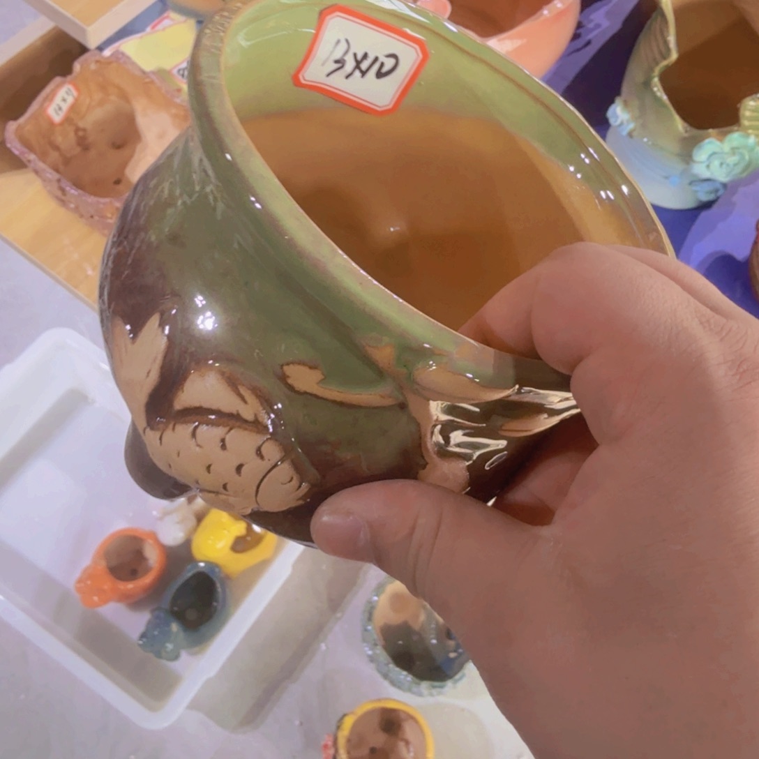 紫砂花盆粗陶盆醋