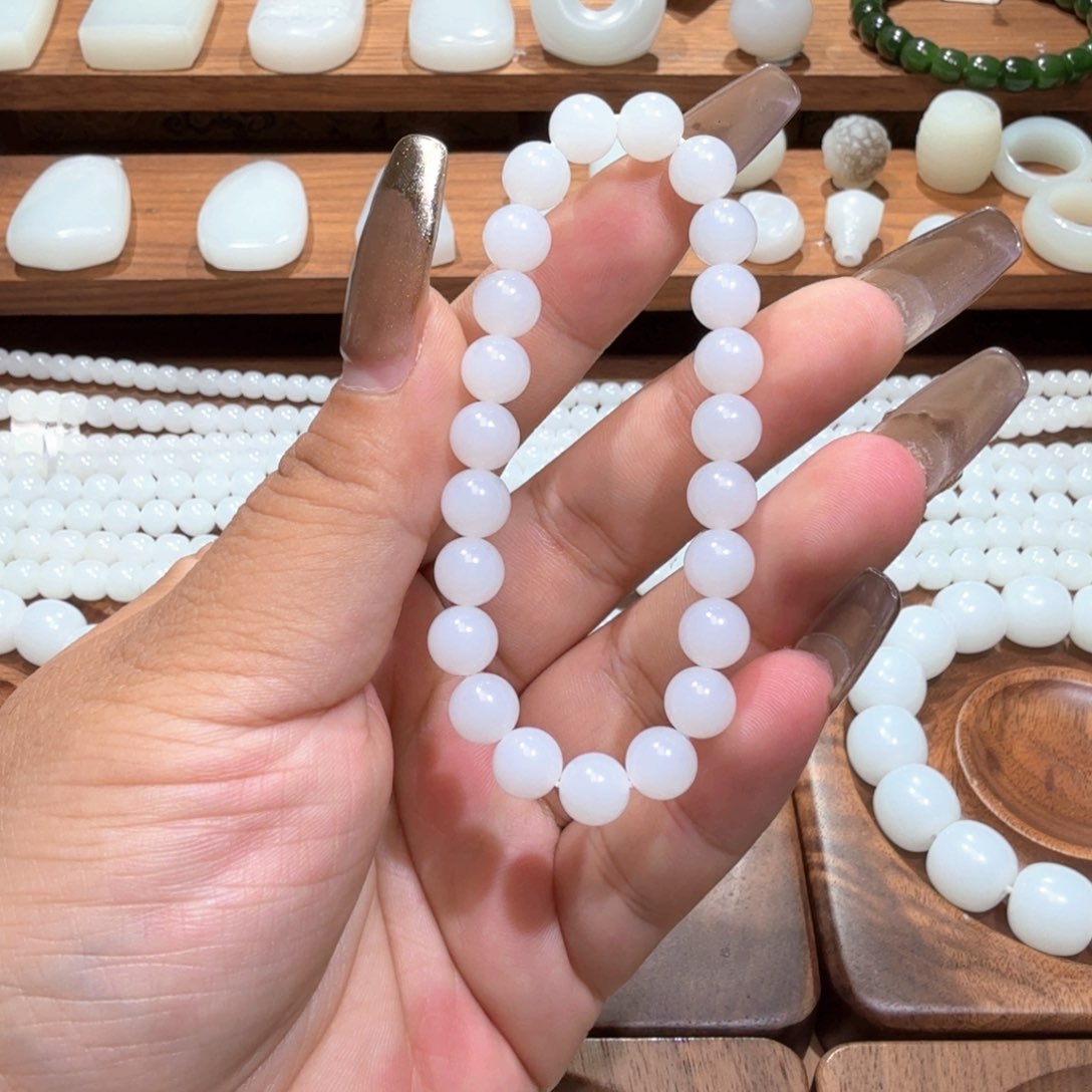 未镶嵌手链和田玉海*