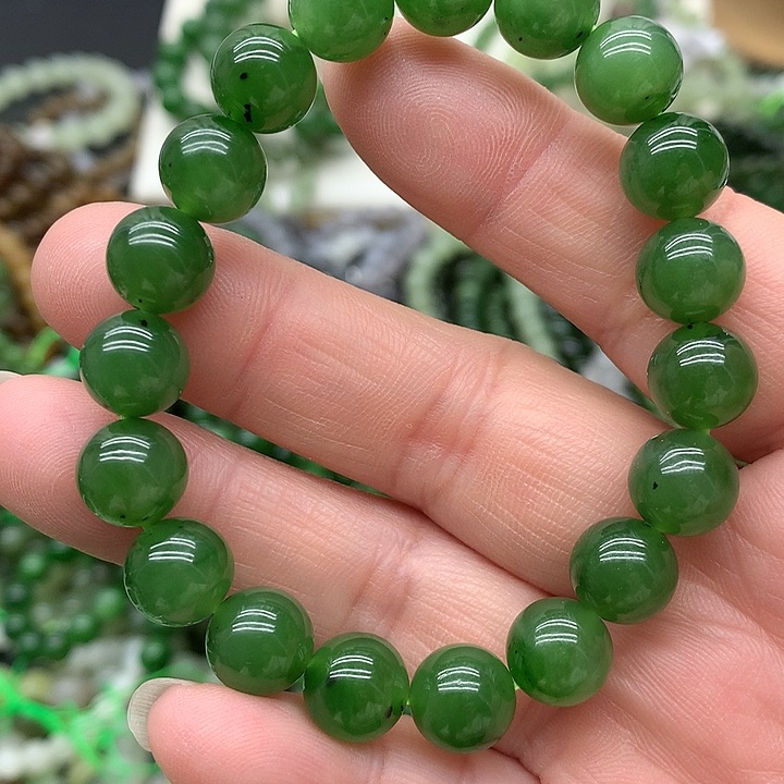 【闪购商品】和田玉手链未镶嵌9.5