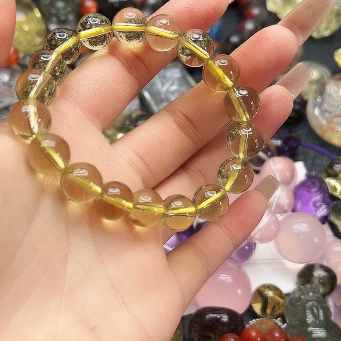 紫晶颈饰未镶嵌@****@水晶