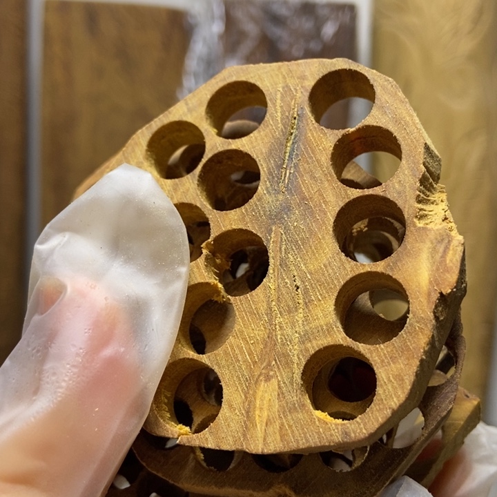 雨***落木老山檀木料测木料