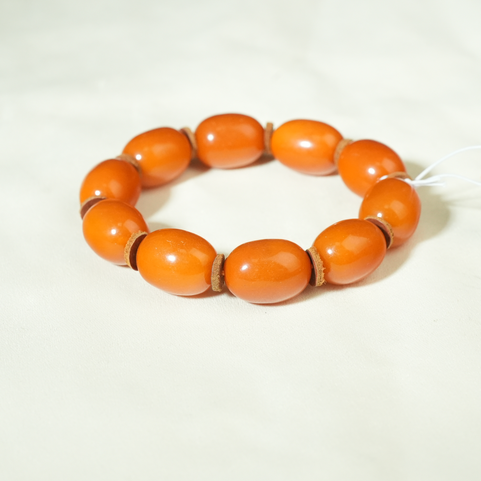 十九世纪蜜蜡枣珠手串【华豫之门】AAML2501224014