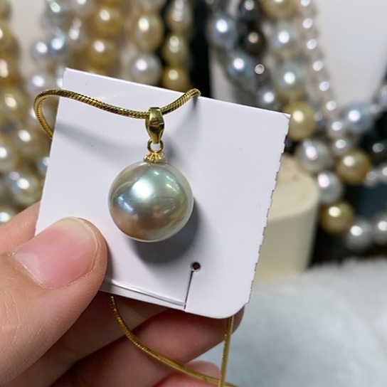 海水珍珠颈饰未镶嵌13.6