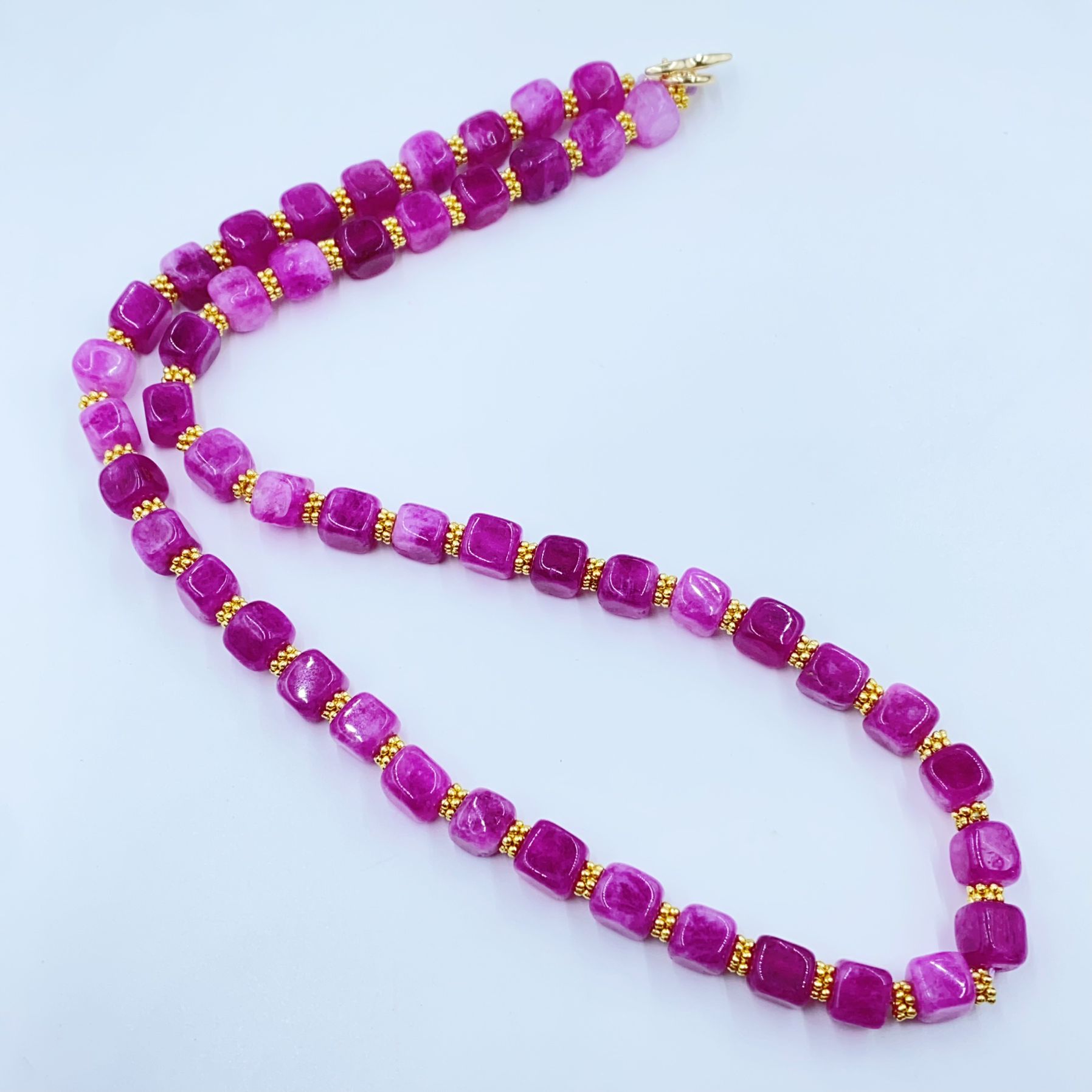 项链 529 精美紫色珠珠项链多样性发货