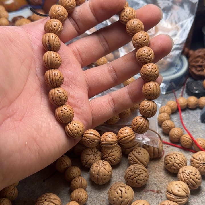 ?***下202575野生桃核宽旗三道筋手持