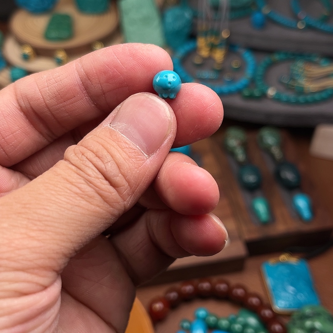 绿松石未镶嵌手串