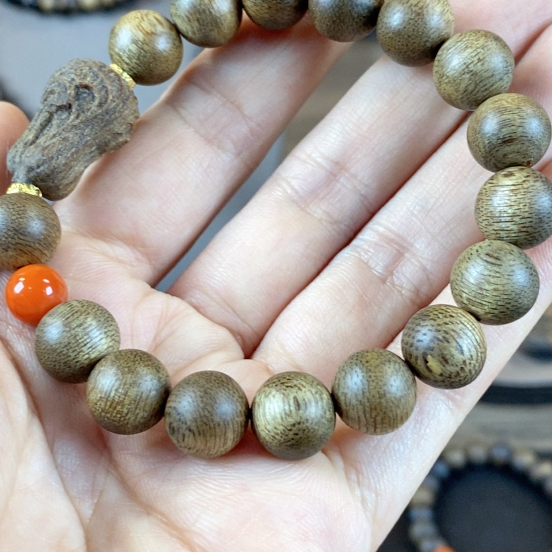 沉香手串文莱卡10mm单圈