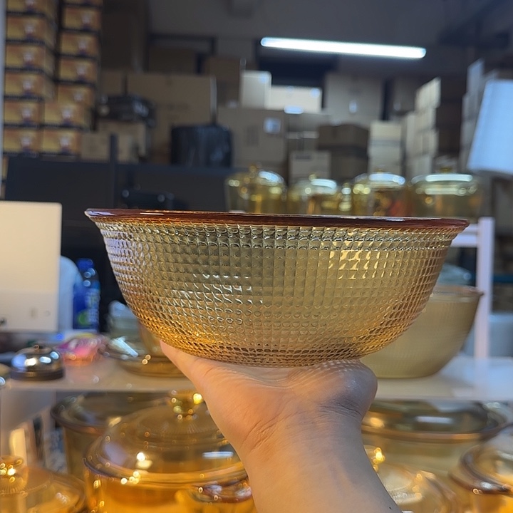 高硼硅玻璃波点2L汤盆欧米伽