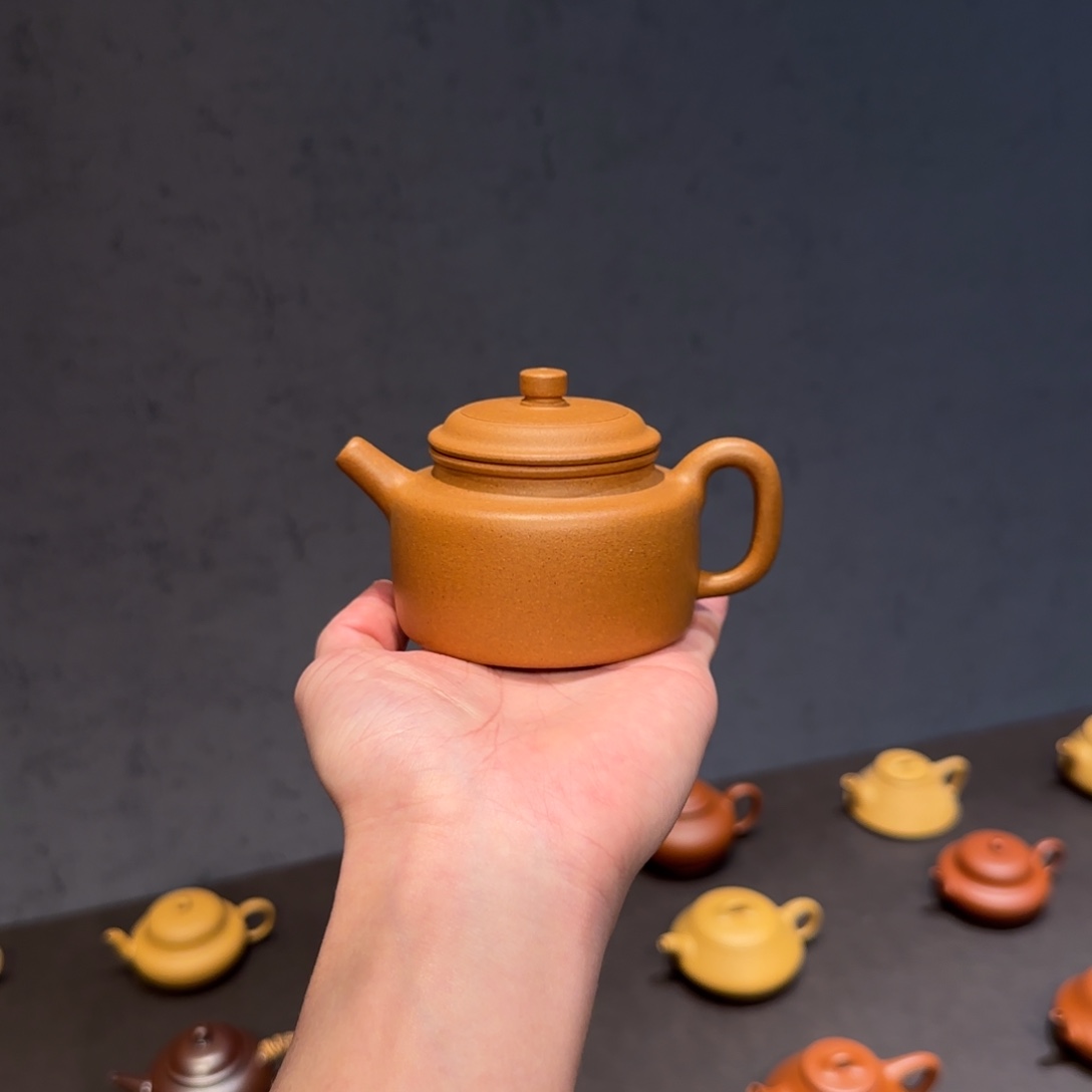 王***金紫砂茶壶德钟 黄金段 200cc