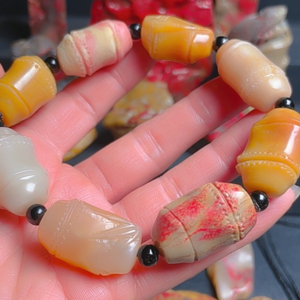 【闪购商品】昌化鸡血石昌化石手串