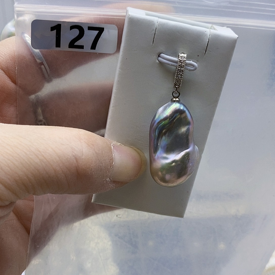 颈饰合金淡水珍珠