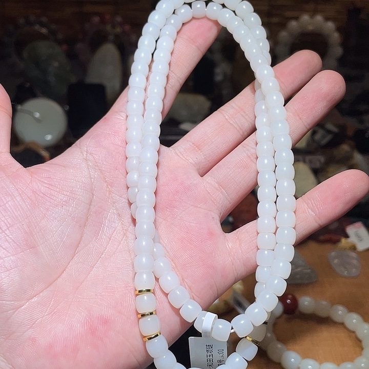 颈饰未镶嵌和田玉手串sc