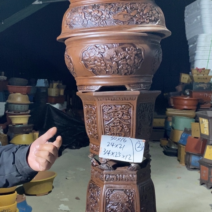 紫砂花盆紫砂紫砂