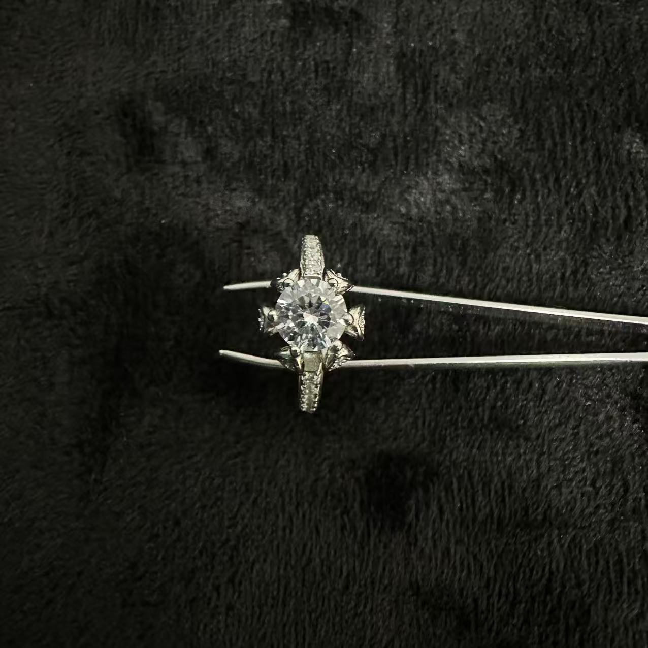 合金戒指 戒指 《玖舜甄选》南.非卡家花苞戒1c