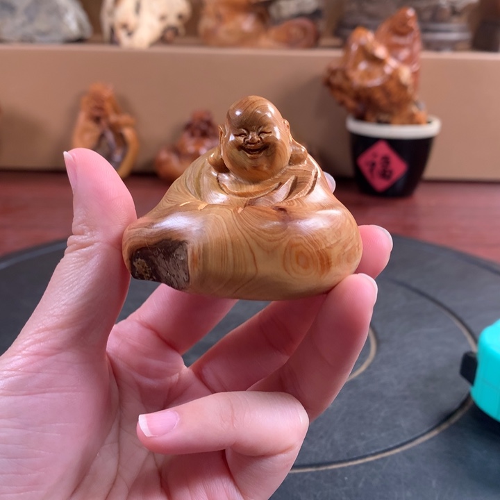 柏木（崖柏）根雕手把