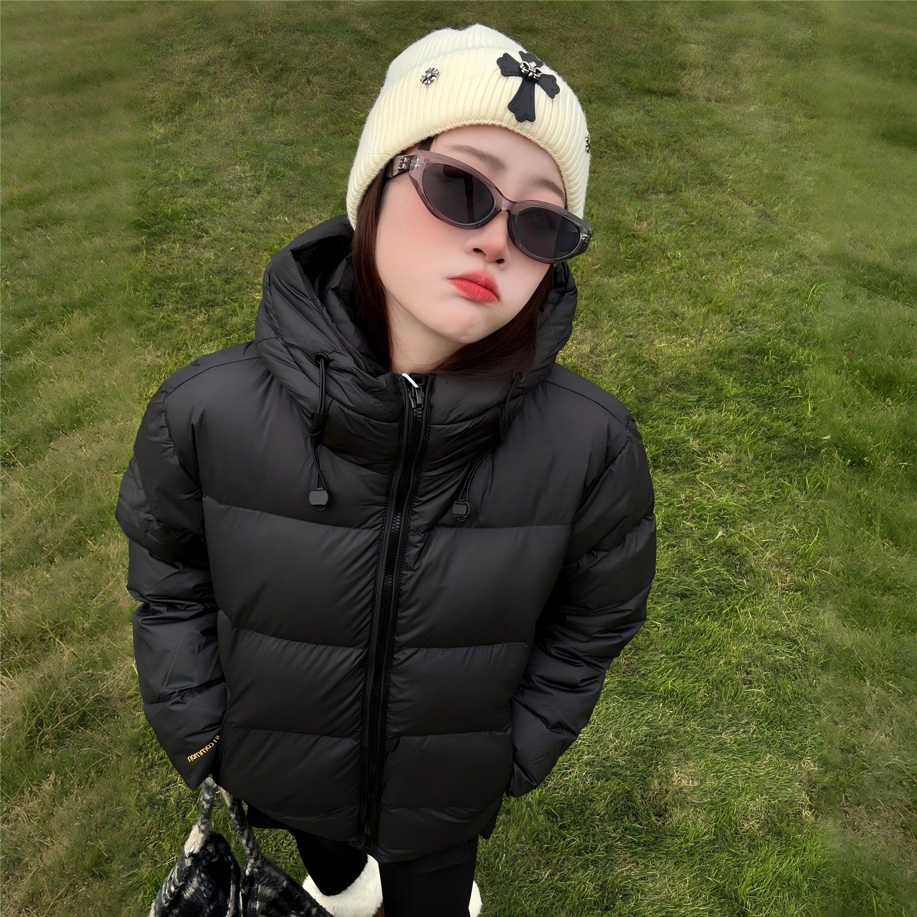 同淋雪X英爵伦 锁温蓄热银离子 安心绒羽绒服外套男女同款YR2663