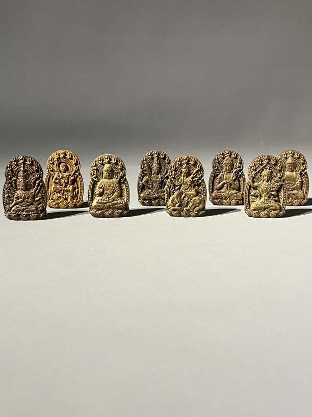 金丝楠木小叶桢楠，十二生肖本命佛守护神经典款《颜色随机发》