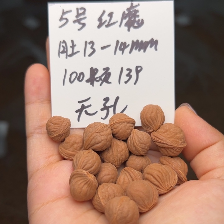 木质类雕刻料13-14 100颗