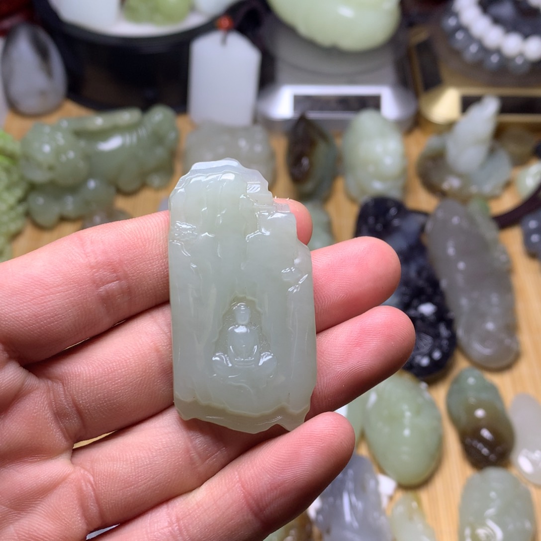 和田玉挂件未镶嵌