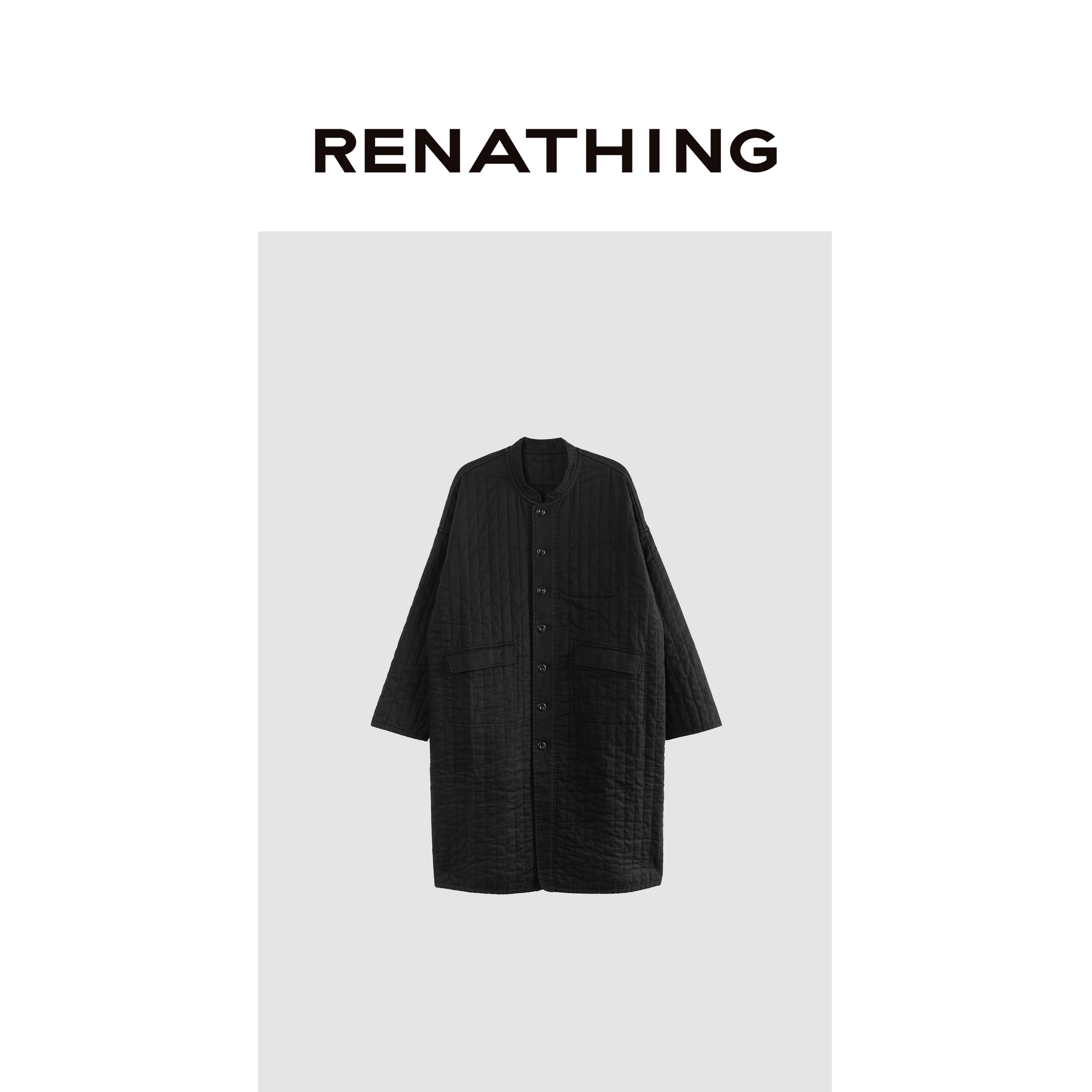 【RENATHING】绗缝夹棉宽松外套