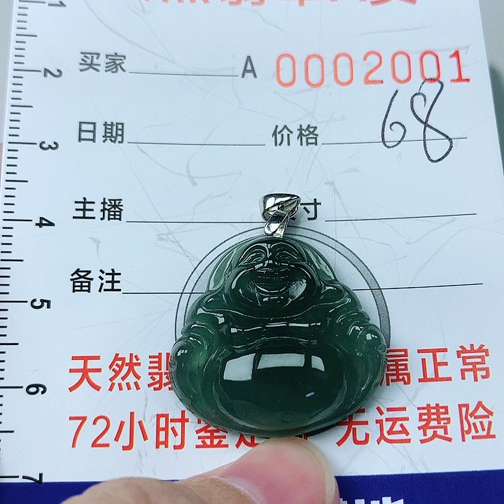 翡翠颈饰银S925镶嵌翡翠