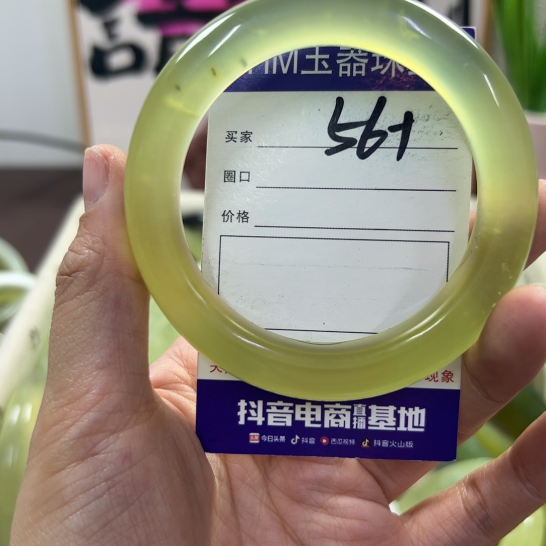 蛇纹石玉手镯未镶嵌573