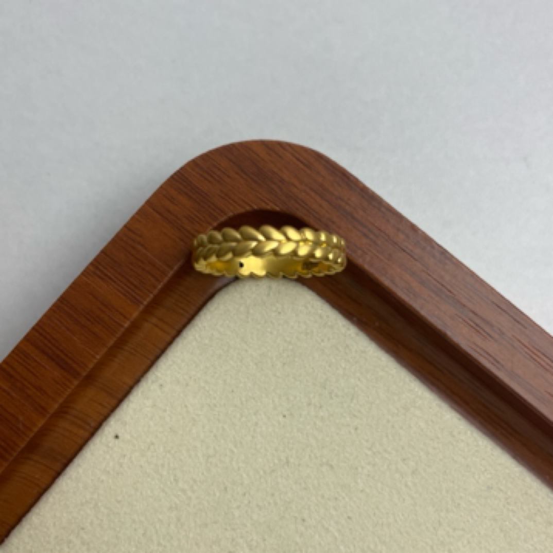 麦穗戒指14圈口，1.02足金999先鉴定后发货