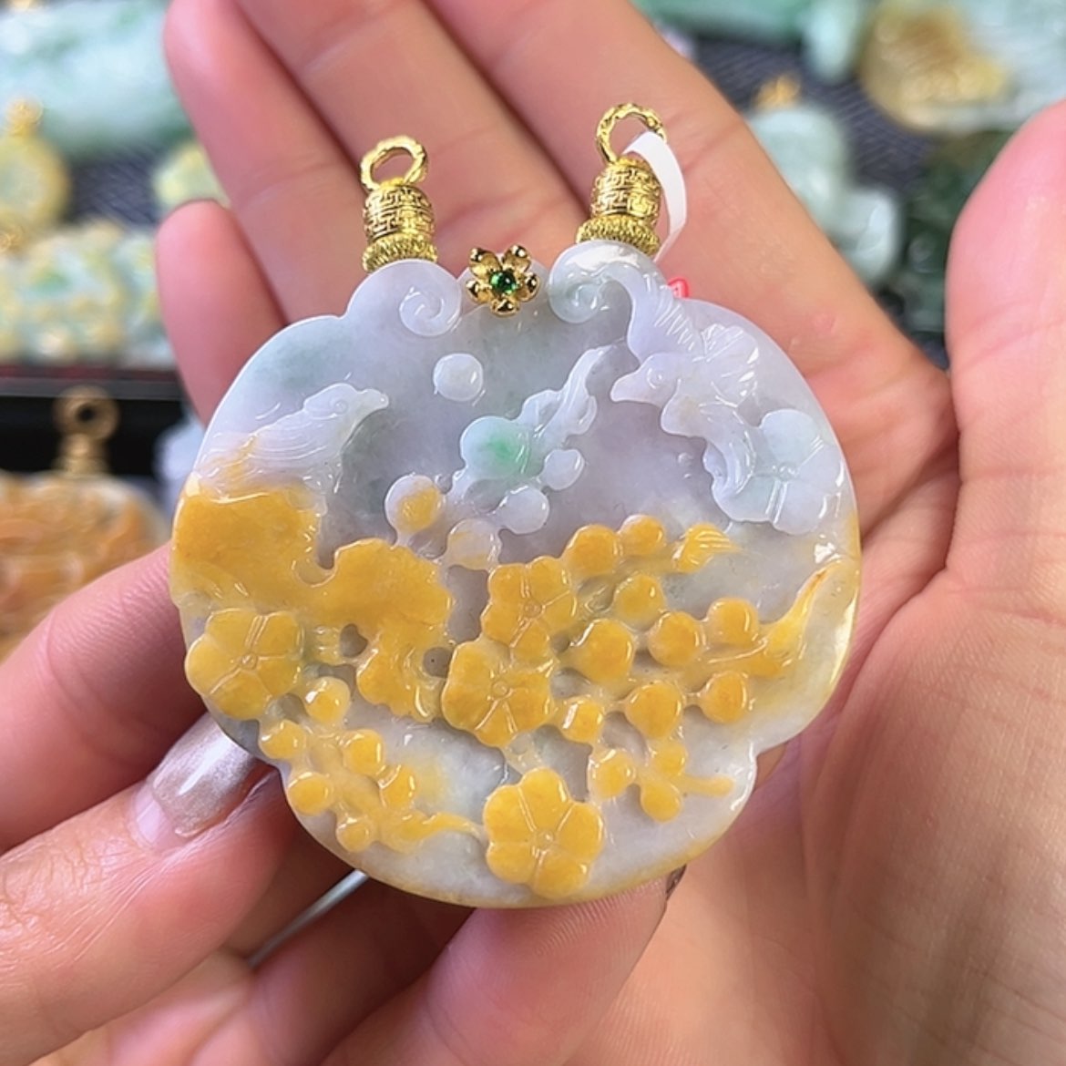 【闪购商品】翡翠颈饰未镶嵌挂件