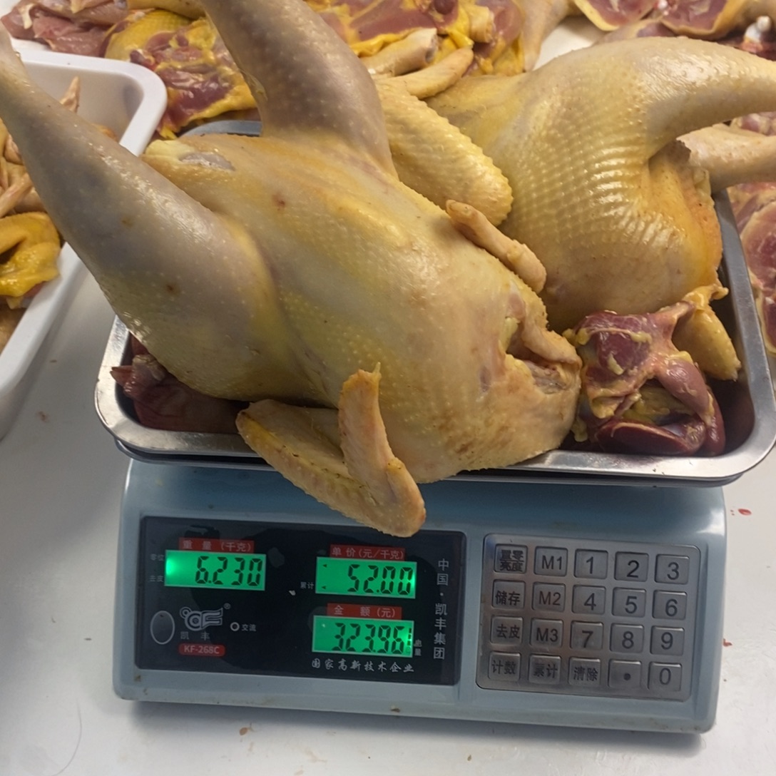 30天中国大陆包装整鸡