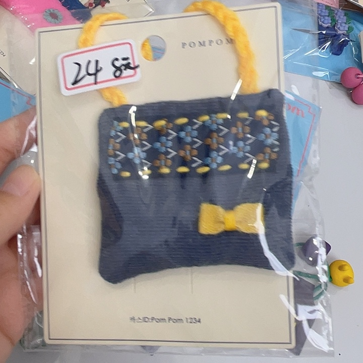 铁合金pom发饰2卡发货