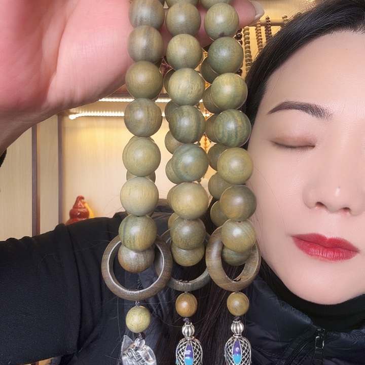 木质类福利绿檀1.5手持