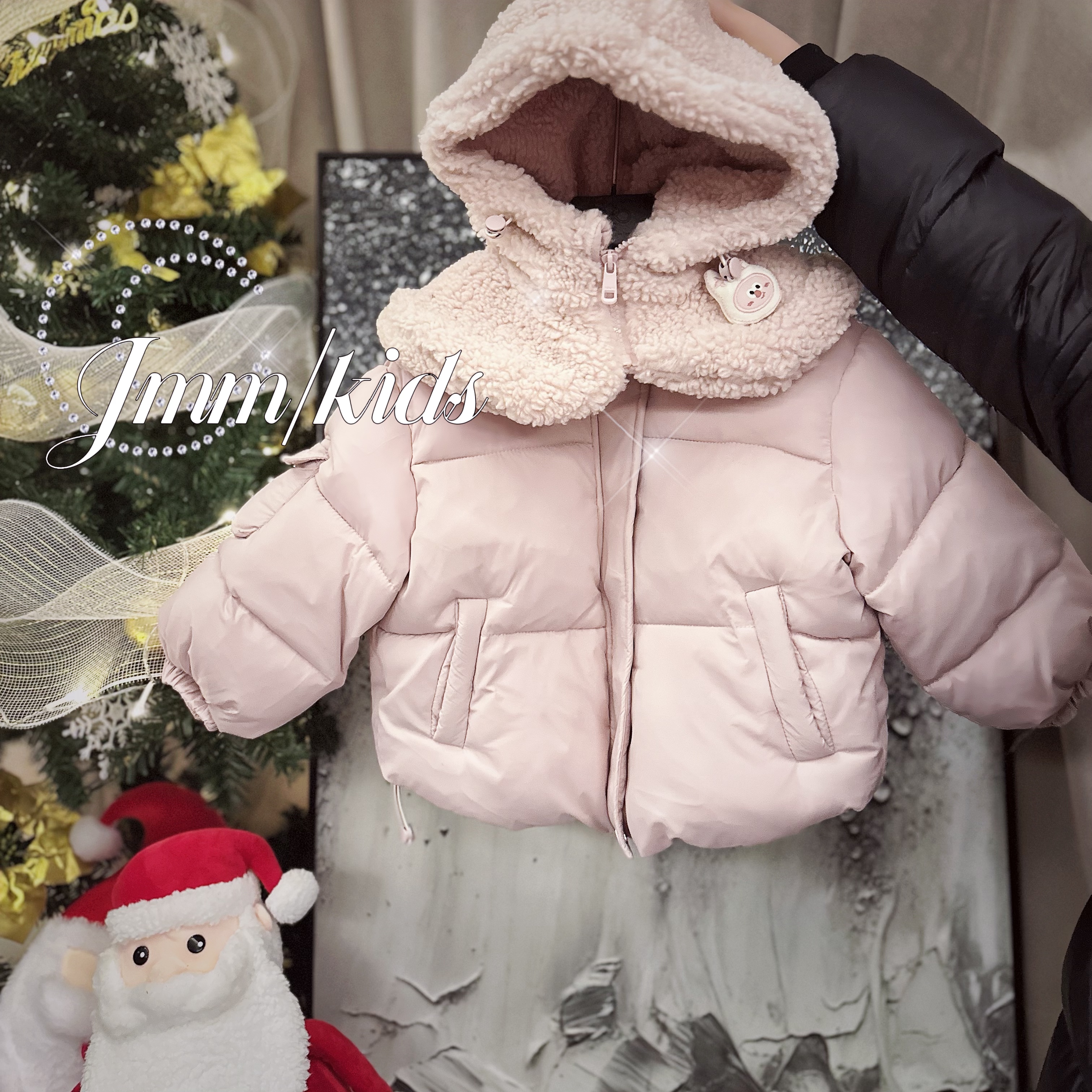 单品-粉外套C097 粉色外套保暖舒适冬季