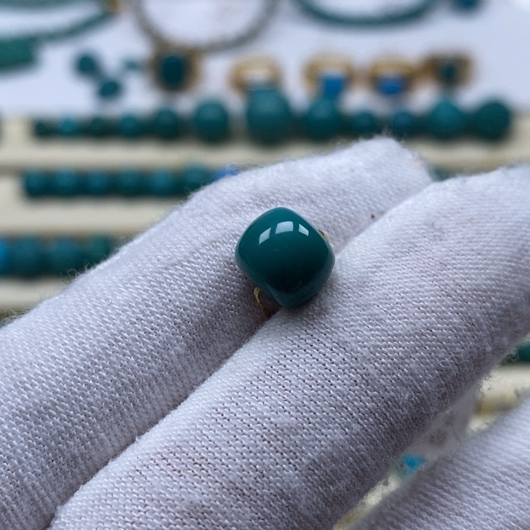 绿松石未镶嵌珠宝奇石老型8.5mm