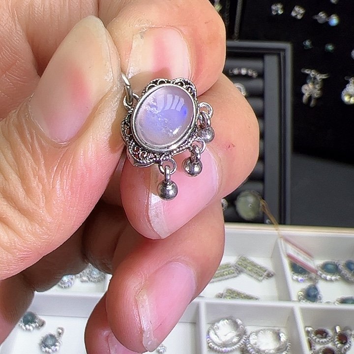 紫晶珠宝半成品未镶嵌