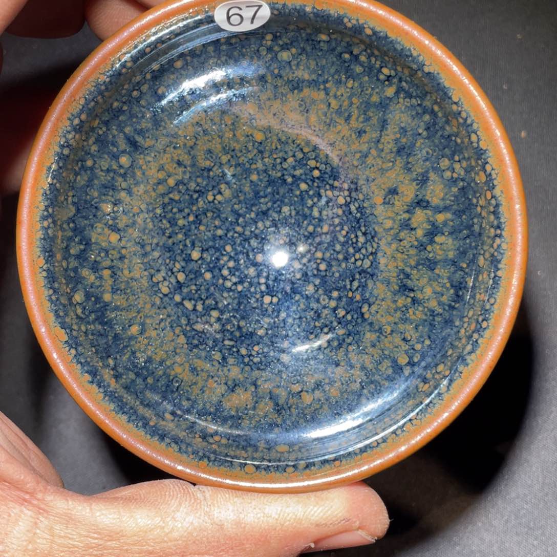 茶盏龙窑柴烧老黄甄选67