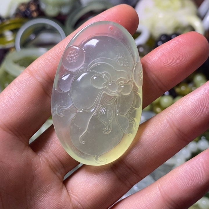 岫玉岫玉颈饰未镶嵌