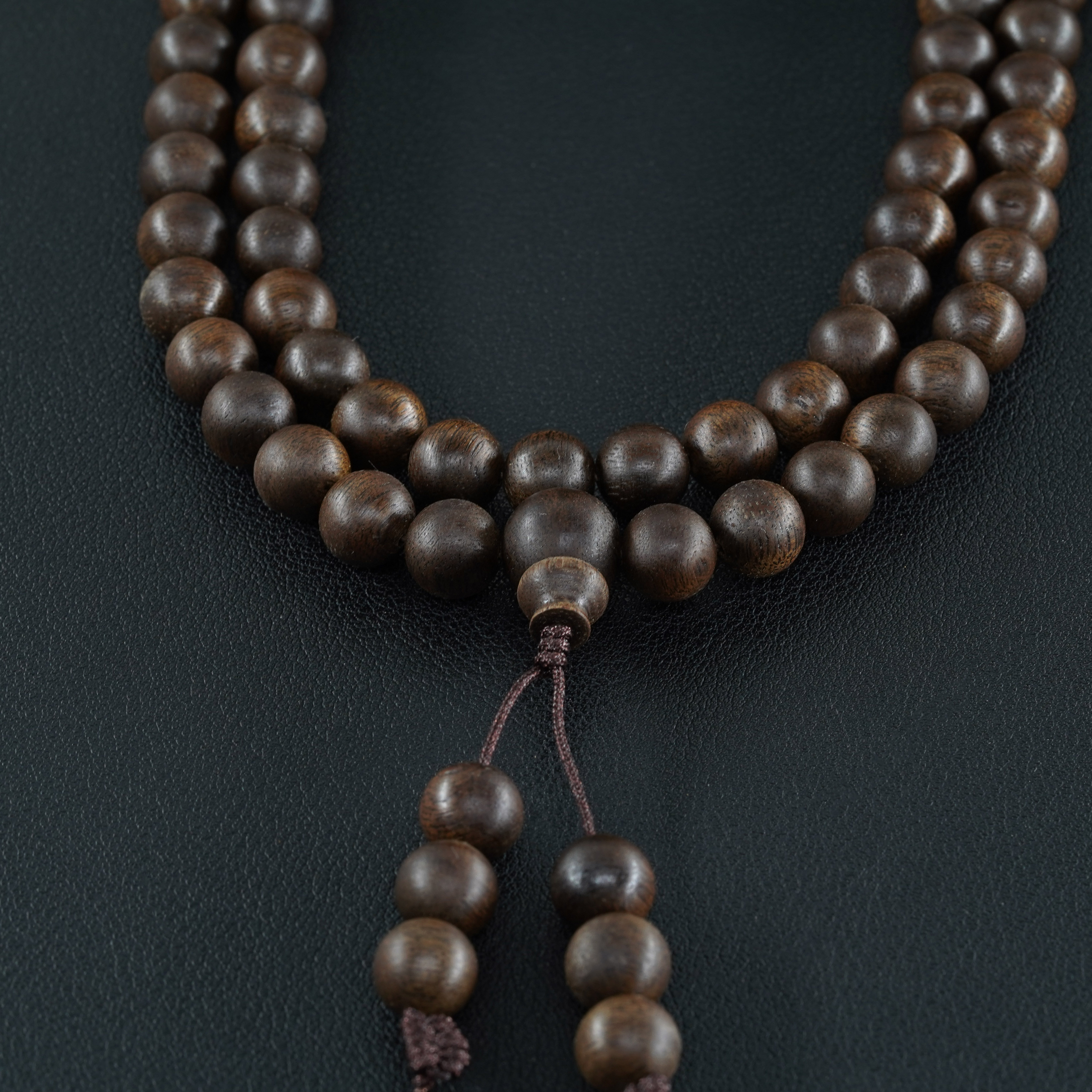 【木丙】Z032沉香沉水莺歌绿奇楠0.8多圈圆珠手串