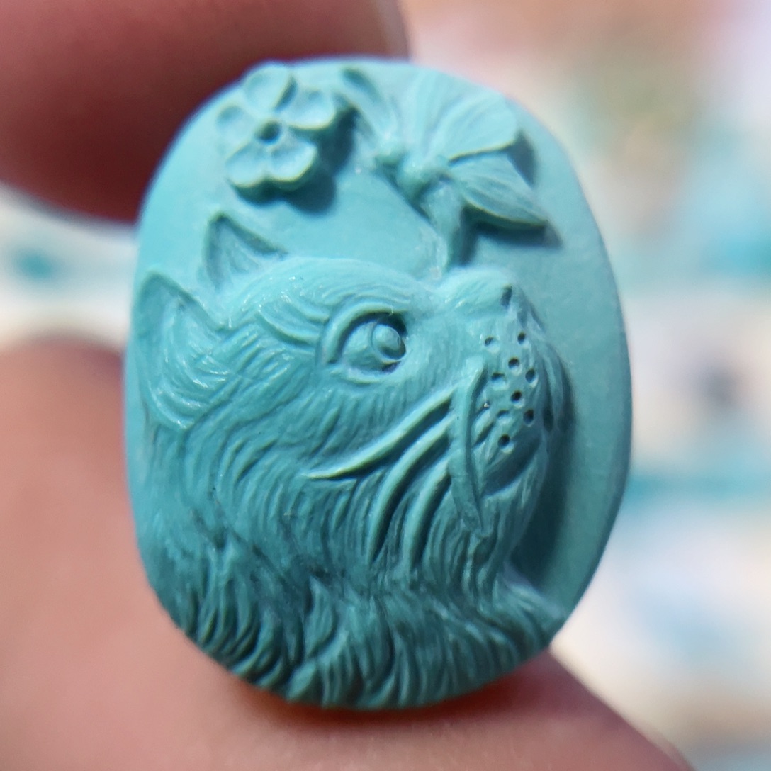 绿松石配饰未镶嵌