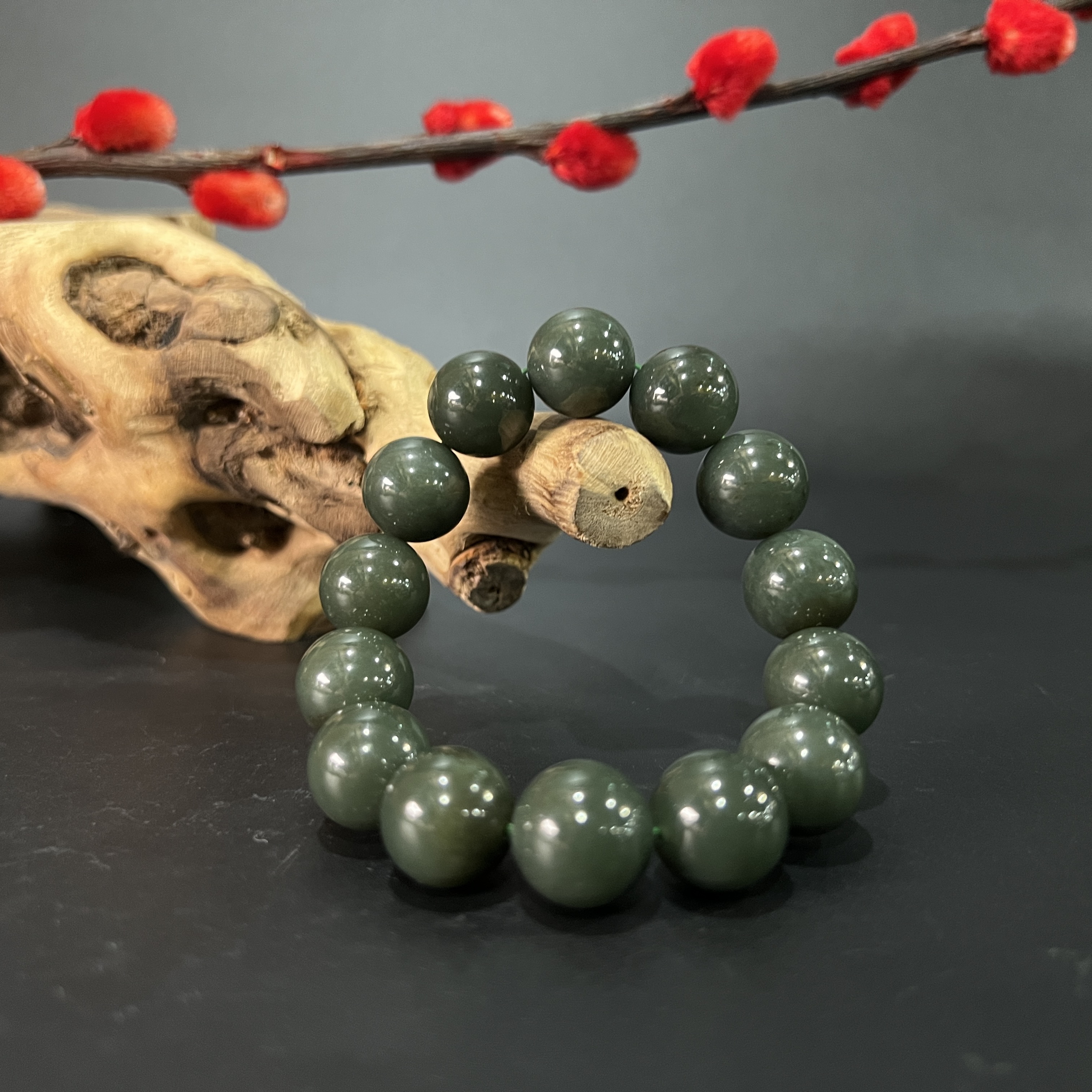 0613GC122和田玉手串