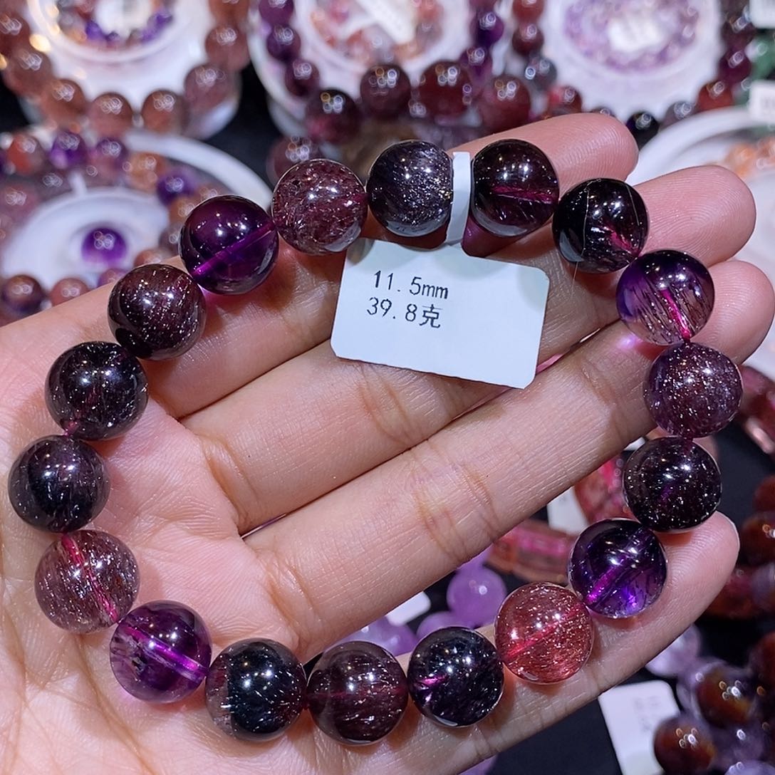 水晶手串未镶嵌11.5mm左右