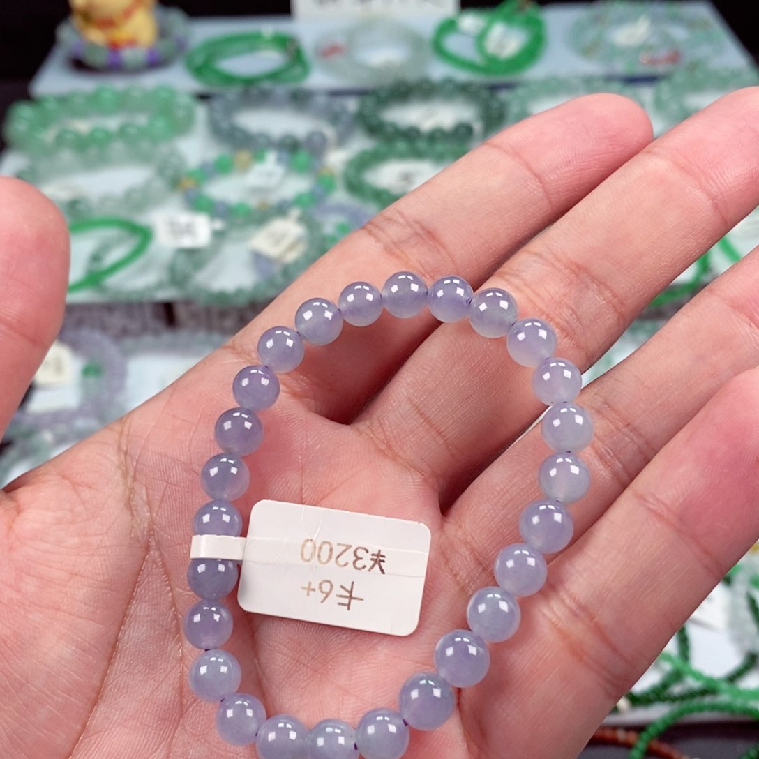未镶嵌手链翡翠卡6.8