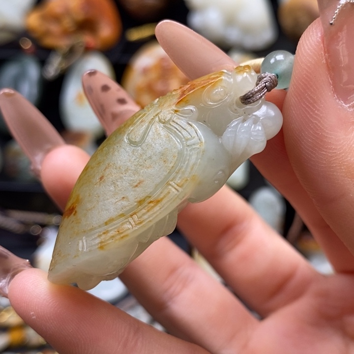 和田玉未镶嵌挂件