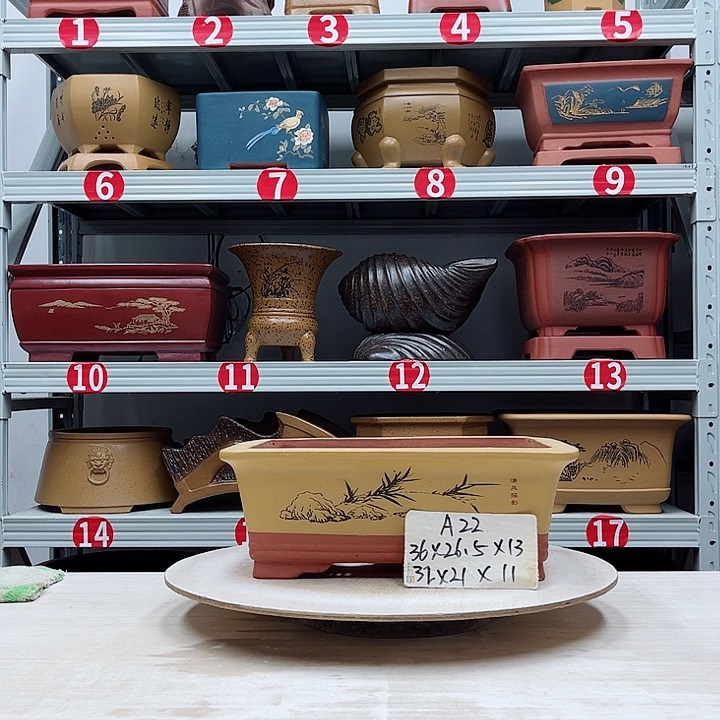 紫砂花盆紫砂花盆