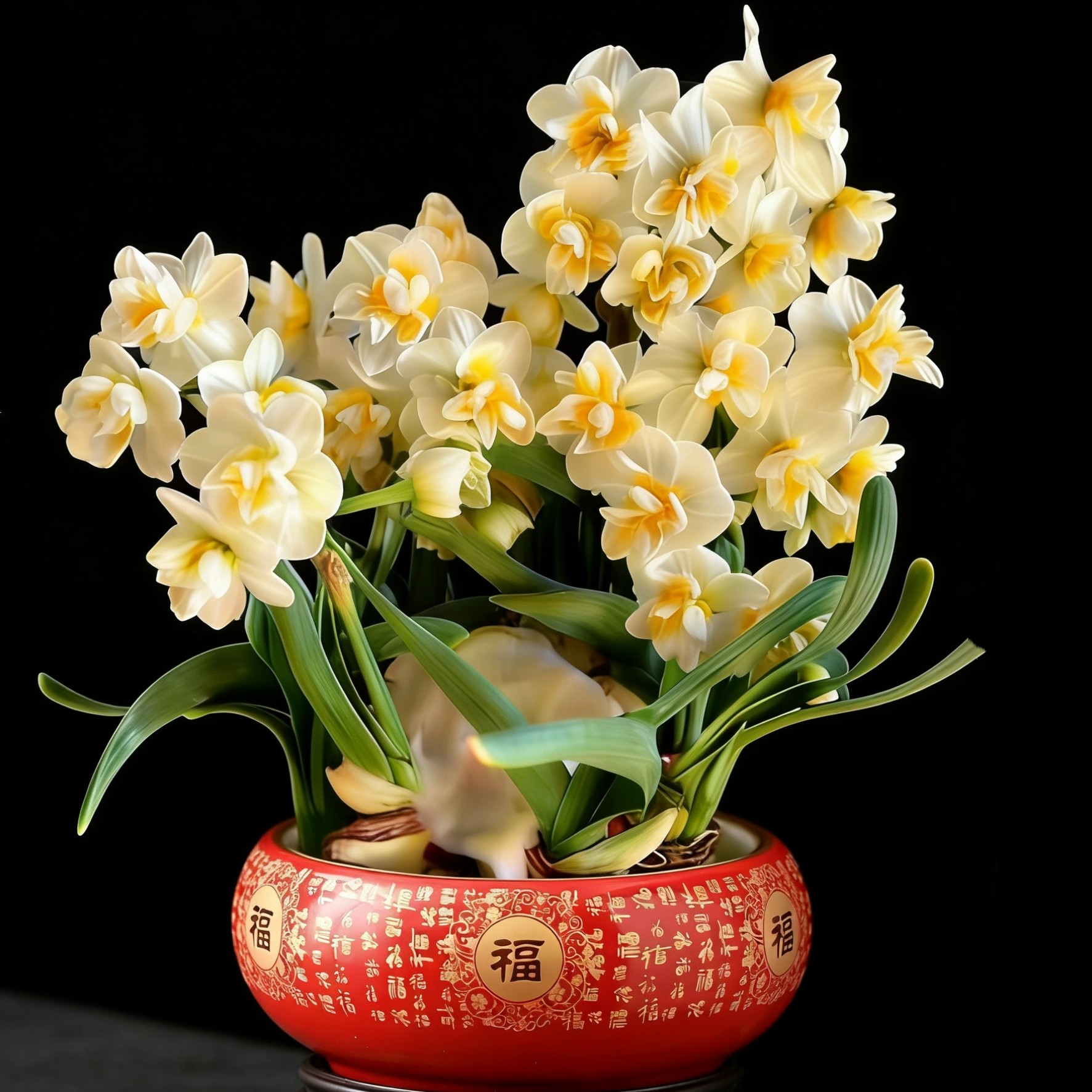 【重瓣】水仙花种球水培植物室内开花盆栽好养浓香型耐寒复瓣水仙