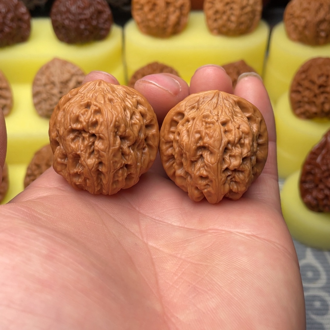 文玩核桃把件35全品千佛山小粗筋编号1057