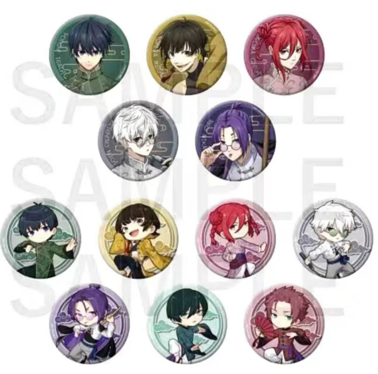 蓝色监狱  蓝锁中华功夫风吧唧 徽章（盲盒代拆）