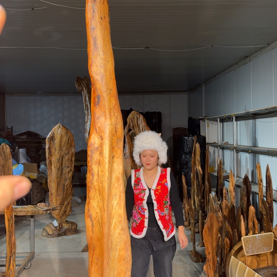 谐***和木佳友琥珀木摆件36