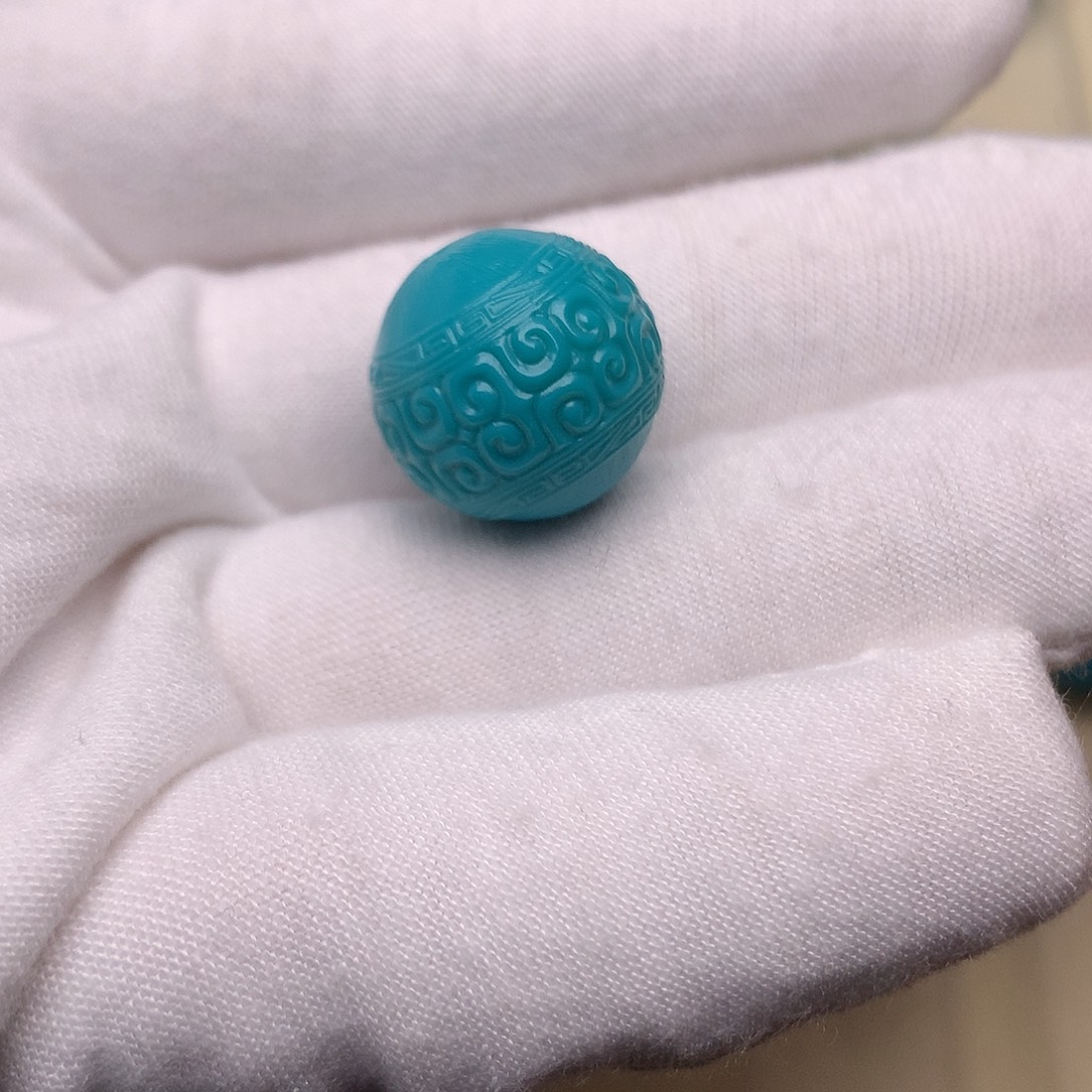 绿松石未镶嵌绿松石回纹16.5